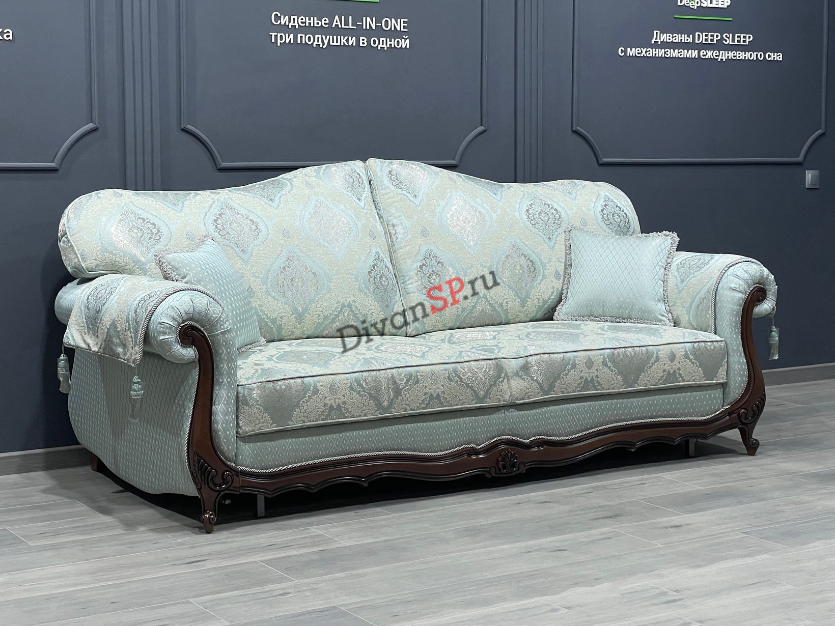 Divan-v-klassicheskom-stile-London-1-3 Диван классический с большим спальным местом Лондон